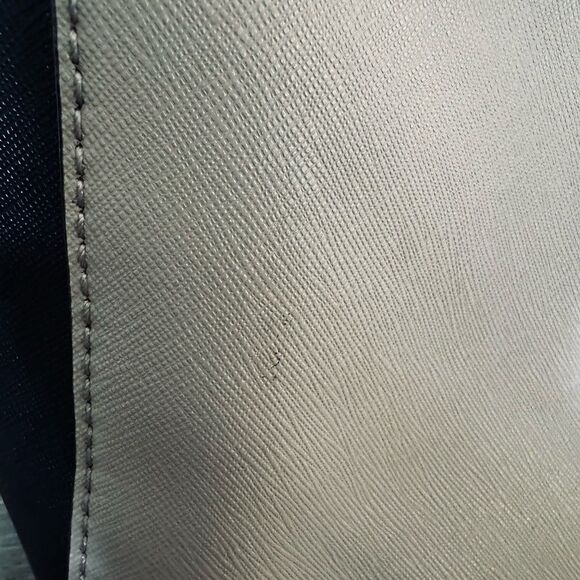 Kate Spade Black Pastel Color Block Leather Tote Shoulder Bag Purse - Picture 13 of 14